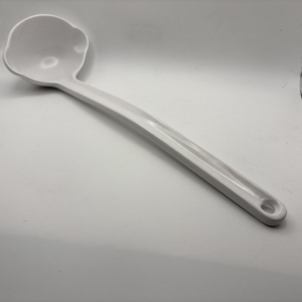 Vtg Trudeau Measuring‎ Ladle White Melamine Plastic Gravy Retro Kitchen Tool 13"